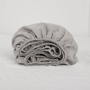 Muji Light Gray Fitted Sheet